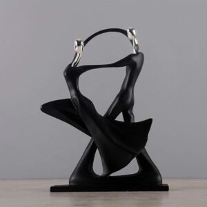 Lovers Statue Abstract Sculpture Modern Art Desktop Ornament for Home Decor Living Room Decor