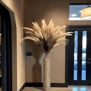 Large Floor Vase Tall Decorative Vase Textured Shatterproof Floor Standing Vase Living Room